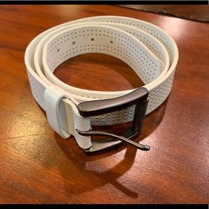 White leather men’s belt  38-40